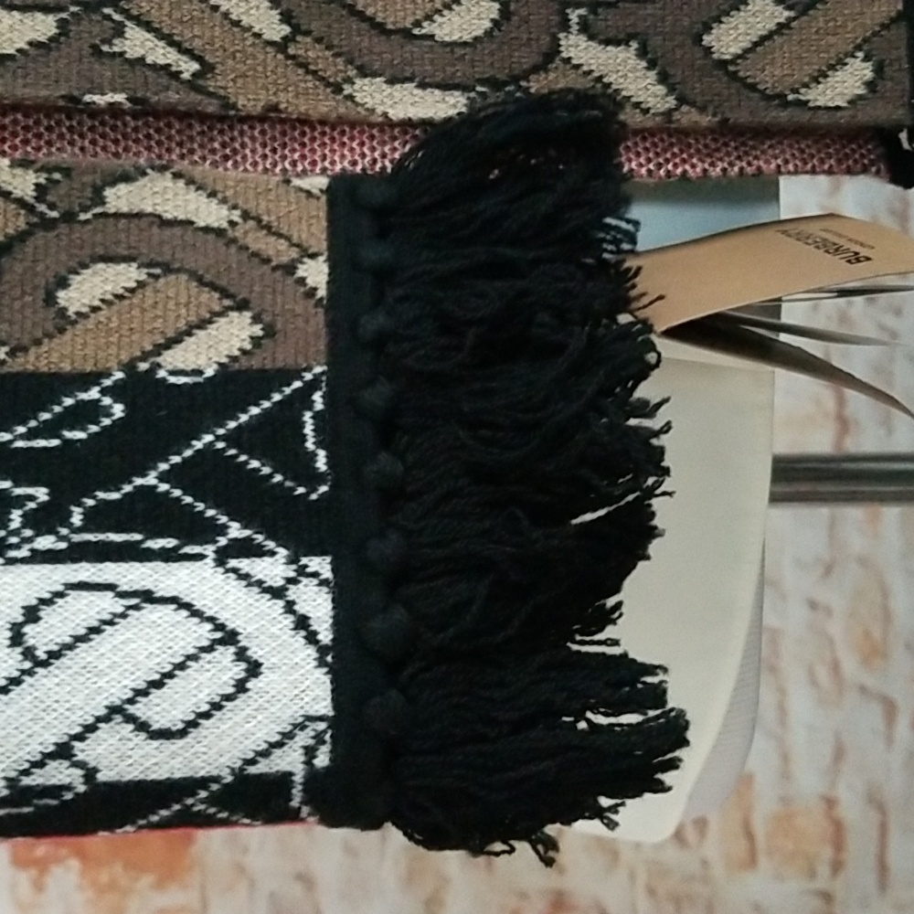 New Burberry Unisex Monogram Stripe Cashmere Scarf - Picture 4 of 14